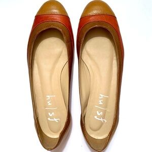 FS/NY French Sole Sloop Ballet Flat, tan